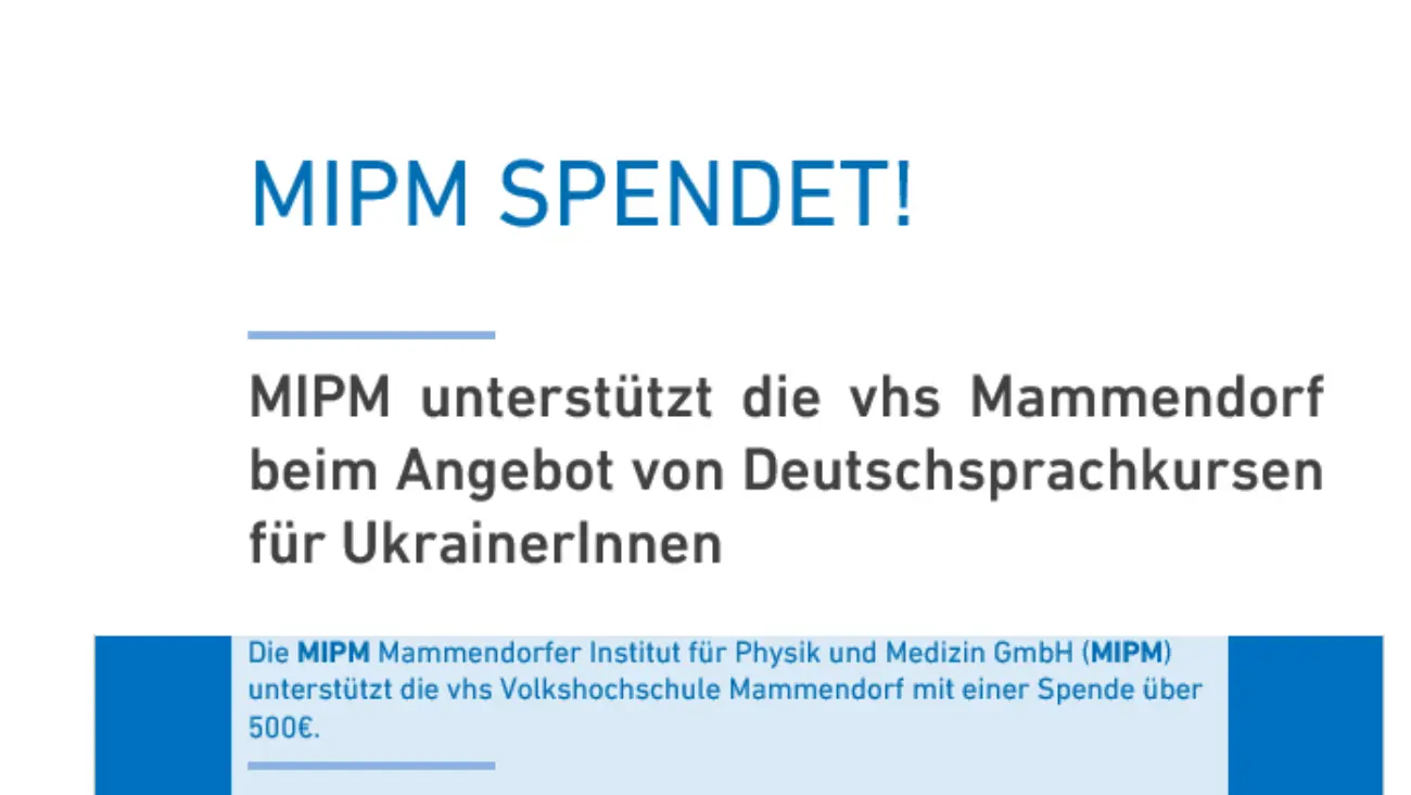 Mipm spendet